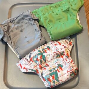 Colorful Kids Cloth Diapers Set